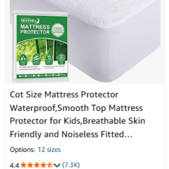 54" x 75" Waterproof Mattress Protector for Babies/Kids - NEVER USED NWOT - Picture 1 of 7